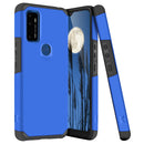 TJS "ArmorLux" Hybrid Phone Case for AT&T Radiant Max 5G / AT&T Fusion 5G / Cricket Dream 5G / Cricket Innovate 5G