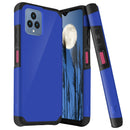 TJS "ArmorLux" Hybrid Phone Case for T-Mobile Revvl 6 5G