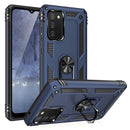 TJS "DuoGuard" Ring Kickstand Phone Case for Samsung Galaxy A03s