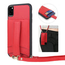 TJS "Garnet" Crossbody PU Leather Wallet Case for iPhone 11, iPhone 11 Pro, iPhone 11 Pro Max - InfinityAccessories017