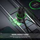 ESOULK 12W 2.4A Dual USB Car Adapter Black