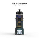 ESOULK 12W 2.4A Dual USB Car Adapter Black
