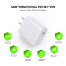ESOULK USB-C 20W PD Fast Wall Charger - White