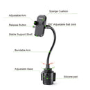 ESOULK Car Mount or Cup Holder , Flexible 11 Inch Gooseneck with 360° Adjustable Holder