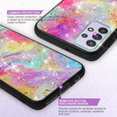 TJS "Minerva" Glitter TPU Phone Case for Samsung Galaxy A32 5G - Rainbow