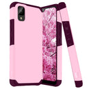 TJS "ArmorLux" Hybrid Phone Case for TCL ION Z