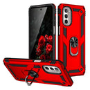 TJS "DuoGuard" Ring Kickstand Phone Case for Motorola G Stylus 5G 2022