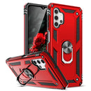 TJS "DuoGuard" Ring Kickstand Phone Case for Samsung Galaxy A32 5G