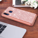 TJS "Sapphire" Hybrid Glitter Phone Case for Galaxy A20, Galaxy A30 - InfinityAccessories017
