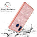 TJS "Sapphire" Hybrid Glitter Phone Case for Galaxy A20, Galaxy A30 - InfinityAccessories017