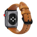 Leather Watch Band Strap Metal Buckle for Apple Watch Series 5/4/3/2/1 - InfinityAccessories017