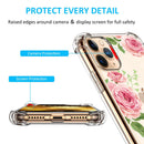 TJS "Ceres" Flower Design Clear TPU Phone Case for iPhone 11, iPhone 11 Pro, iPhone 11 Pro Max - InfinityAccessories017