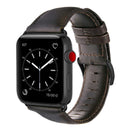 Leather Watch Band Strap Metal Buckle for Apple Watch Series 5/4/3/2/1 - InfinityAccessories017