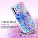 TJS "Minerva" Glitter TPU Phone Case for Samsung Galaxy A32 5G - Colorful Galaxy