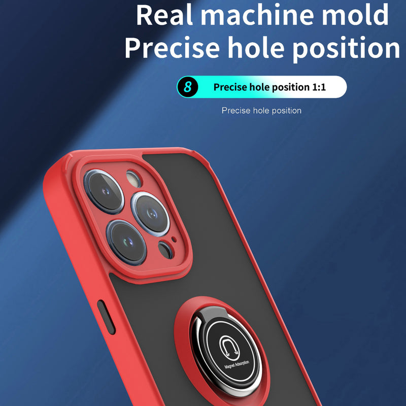 TJS "Define" Ring Kickstand Phone Case for iPhone 13 Pro