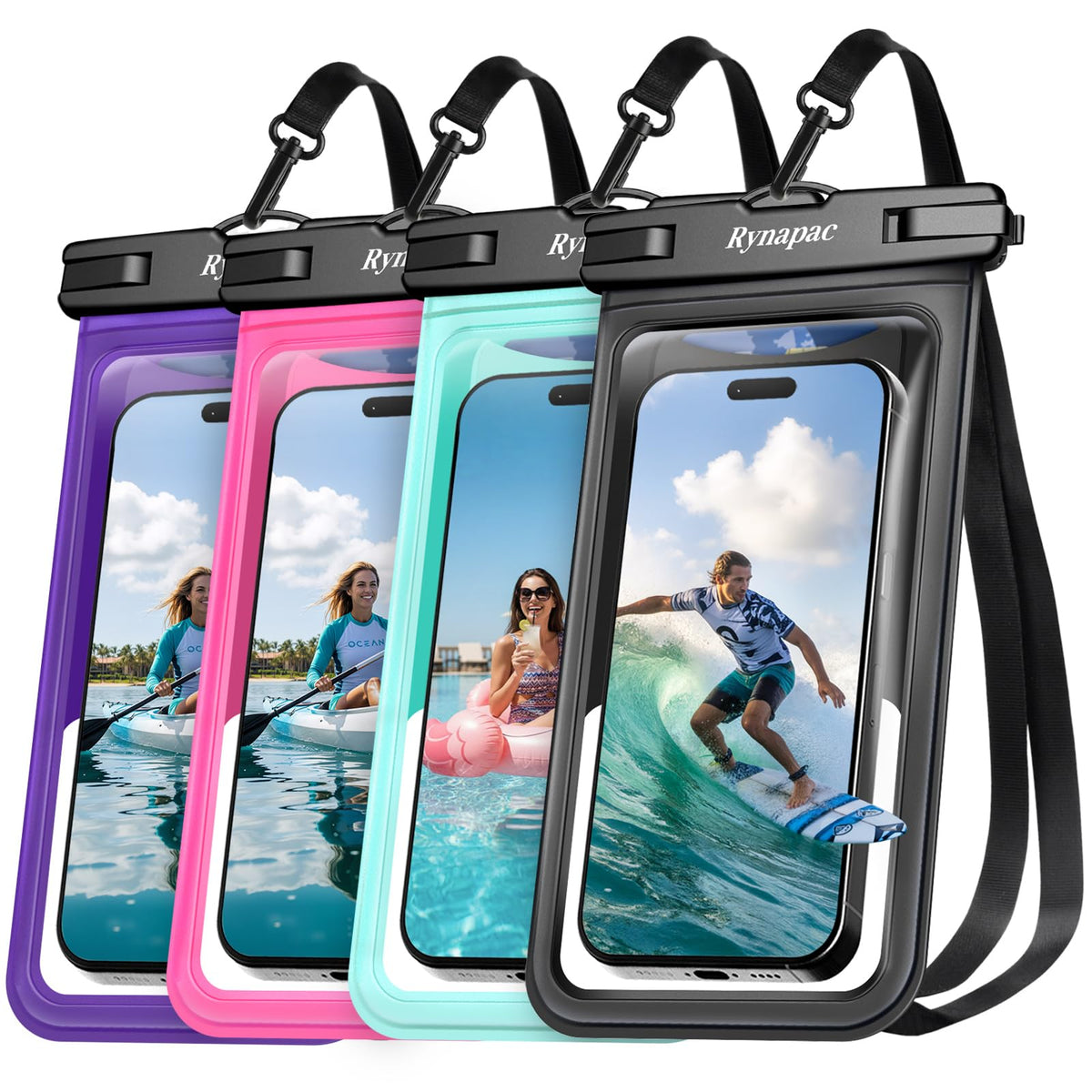 ynapac Waterproof Phone Pouch, 2-Pack – IPX8, Up to 8.5"