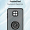 TJS "Define" Ring Kickstand Phone Case for Motorola G Power 2021