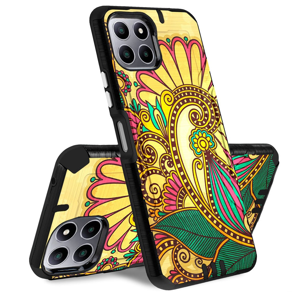 TJS "Herculus" Hybrid Phone Case for Boost Mobile Celero 5G Plus 2023