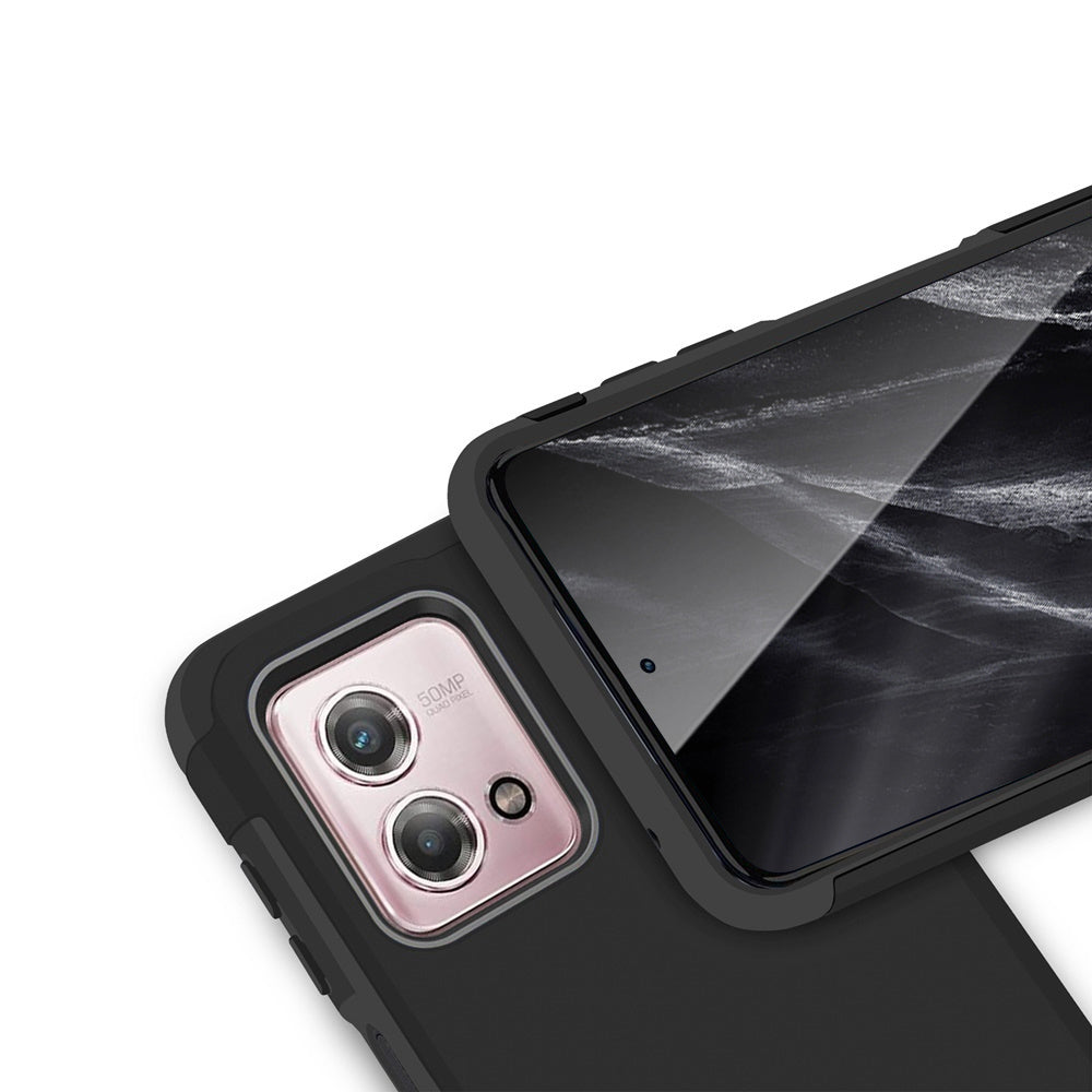 TJS "ArmorLux" Hybrid Phone Case for Motorola G Stylus 4G 2023