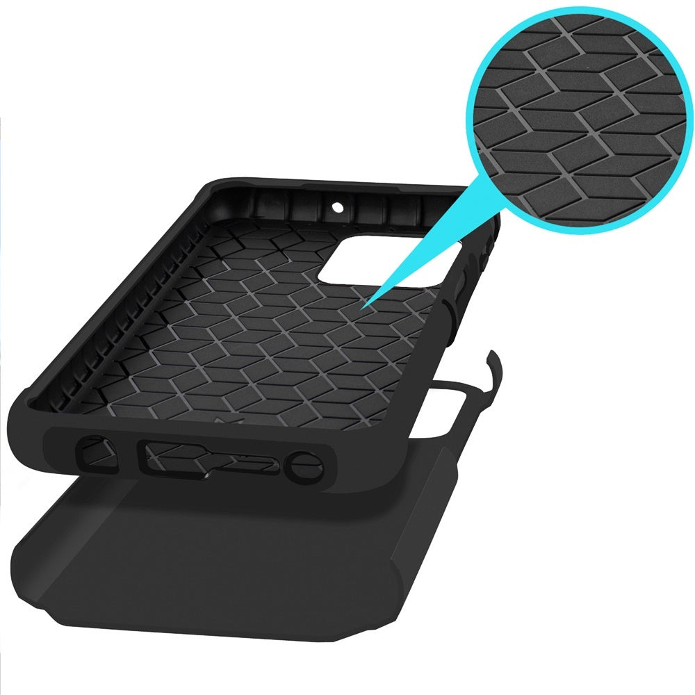 TJS "ArmorLux" Hybrid Phone Case for Motorola G Stylus 4G 2023