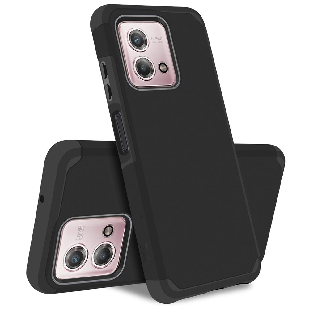 TJS "ArmorLux" Hybrid Phone Case for Motorola G Stylus 4G 2023
