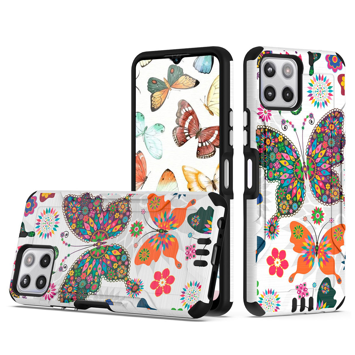 TJS "Herculus" Hybrid Phone Case for Boost Mobile Celero 5G Plus 2023