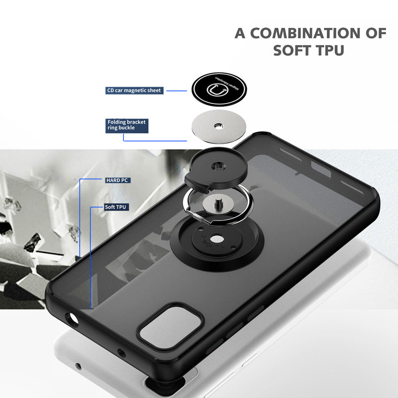 TJS "Define" Ring Kickstand Phone Case for TCL ION Z