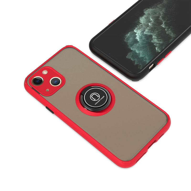 TJS "Define" Ring Kickstand Phone Case for iPhone 13