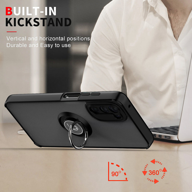 TJS "Define" Ring Kickstand Phone Case for Motorola G 5G 2022