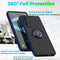 TJS "Define" Ring Kickstand Phone Case for TCL Stylus 5G