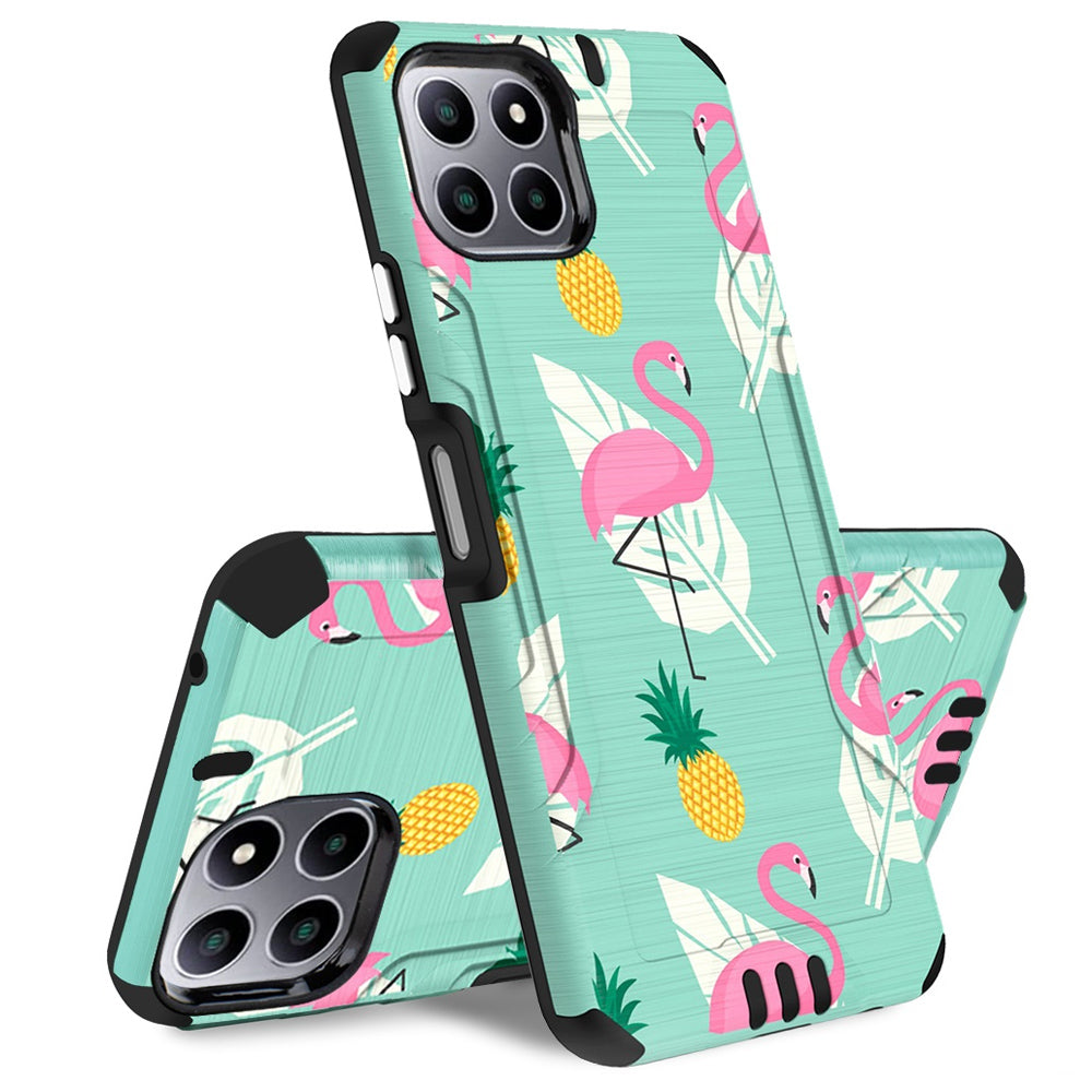 TJS "Herculus" Hybrid Phone Case for Boost Mobile Celero 5G Plus 2023