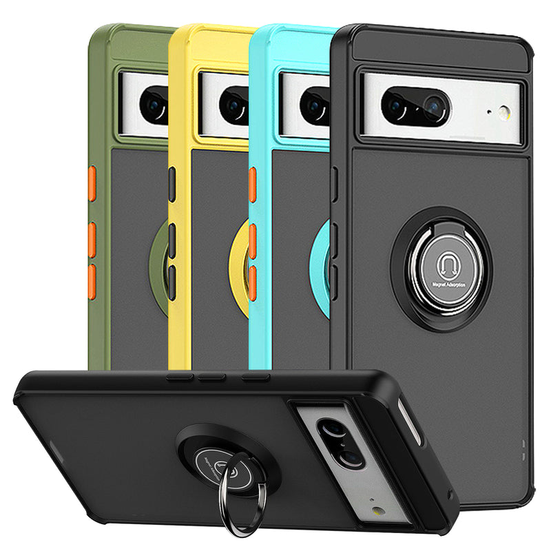 TJS "Define" Ring Kickstand Phone Case for Pixel7