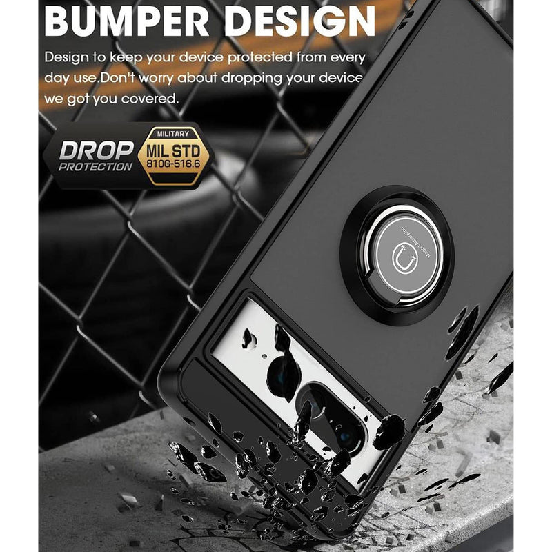 TJS "Define" Ring Kickstand Phone Case for Pixel7Pro