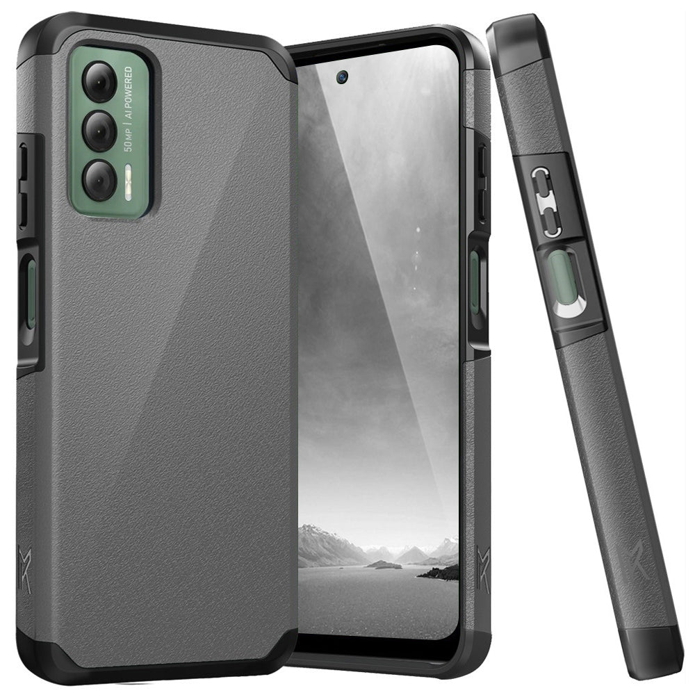 TJS "ArmorLux" Hybrid Phone Case for Cricket Outlast