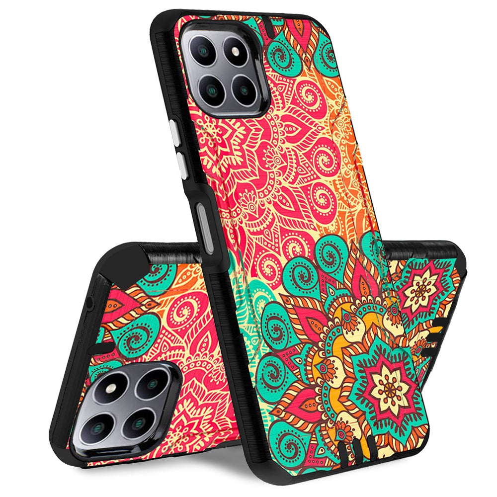 TJS "Herculus" Hybrid Phone Case for Boost Mobile Celero 5G Plus 2023