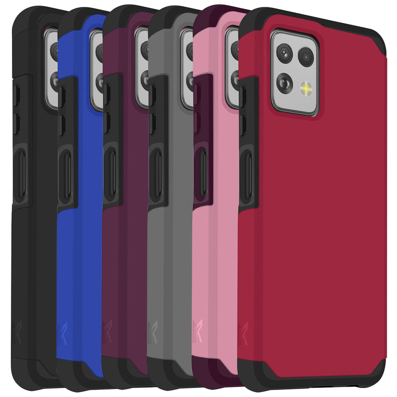 TJS "ArmorLux" Hybrid Phone Case for Motorola Moto G Power 2023
