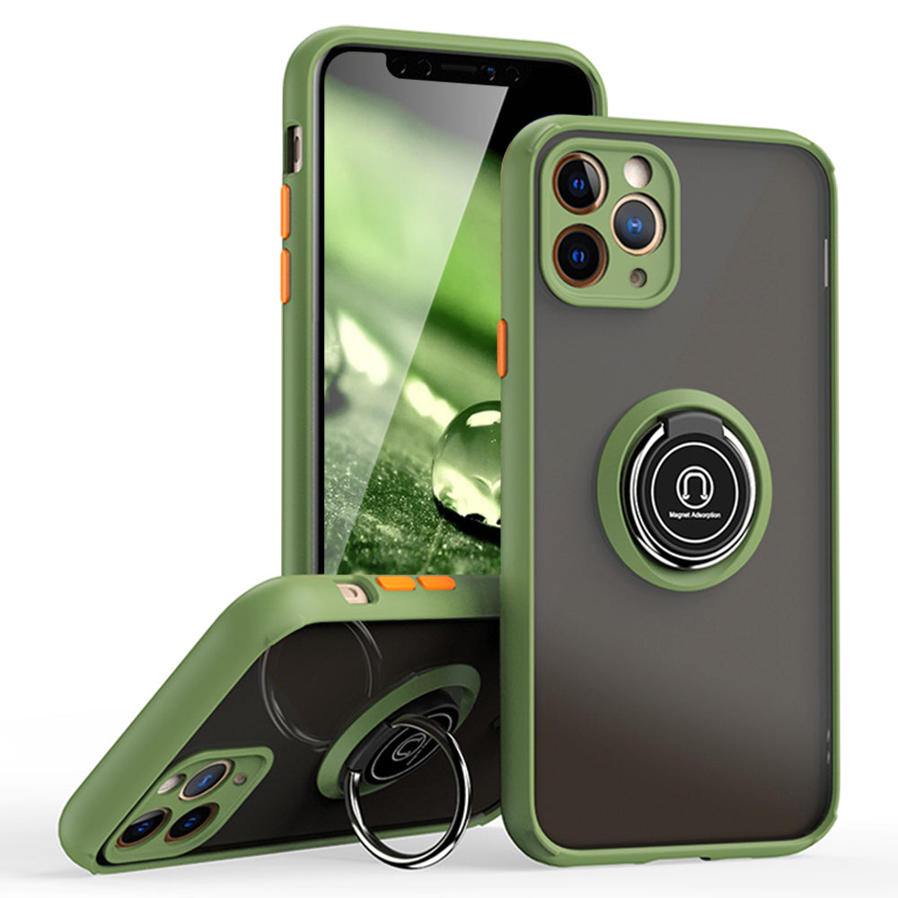 TJS "Define" Ring Kickstand Phone Case for iPhone 11 Pro