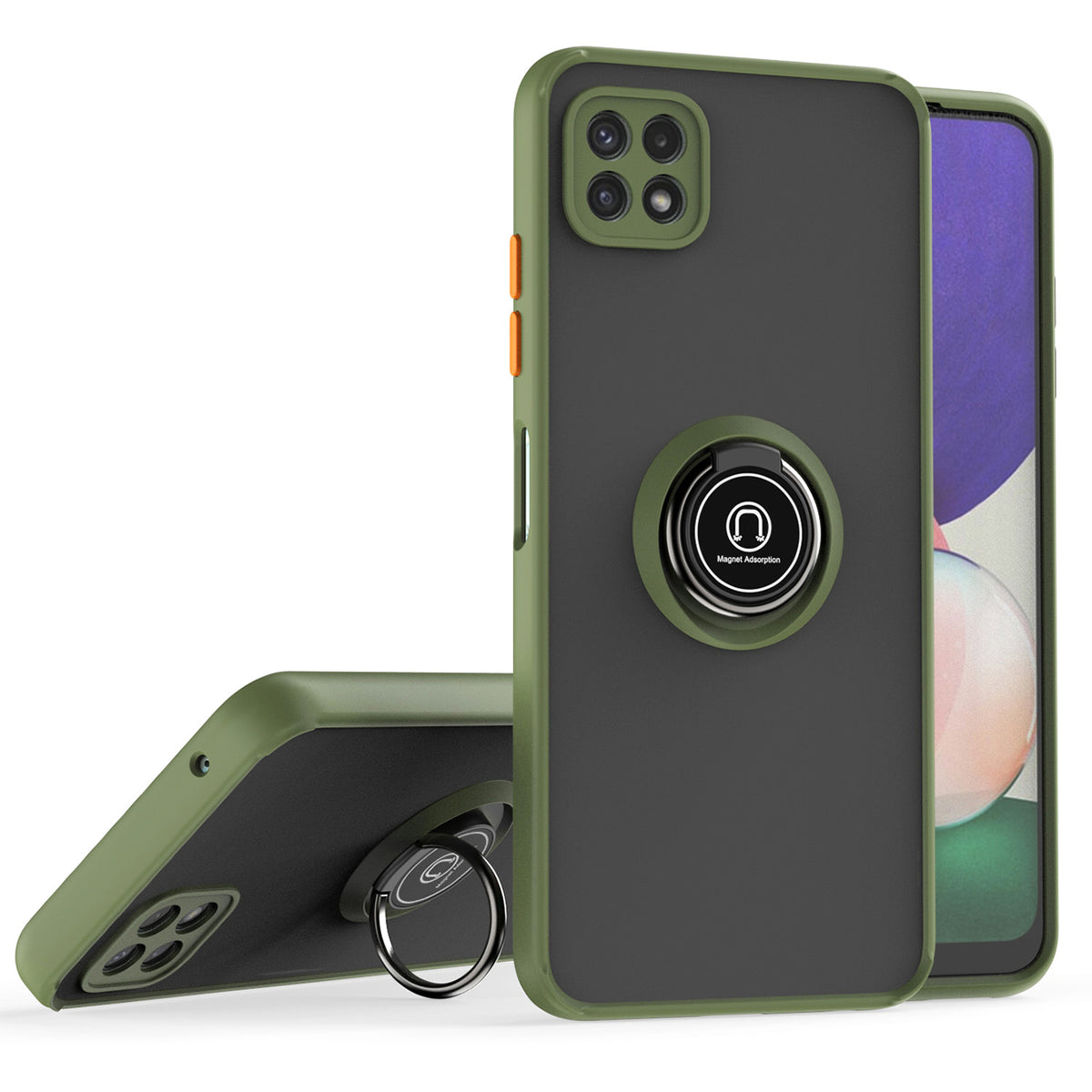 TJS "Define" Ring Kickstand Phone Case for Boost Mobile Celero 5G Plus 2023