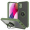 TJS "Define" Ring Kickstand Phone Case for Motorola G Stylus 2021