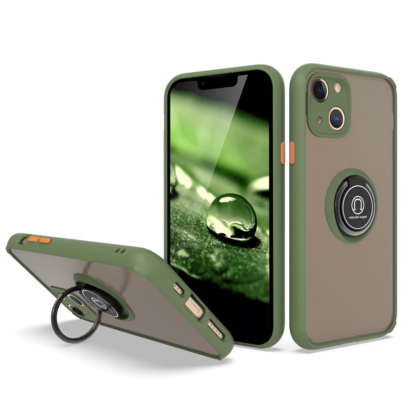 TJS "Define" Ring Kickstand Phone Case for iPhone 13