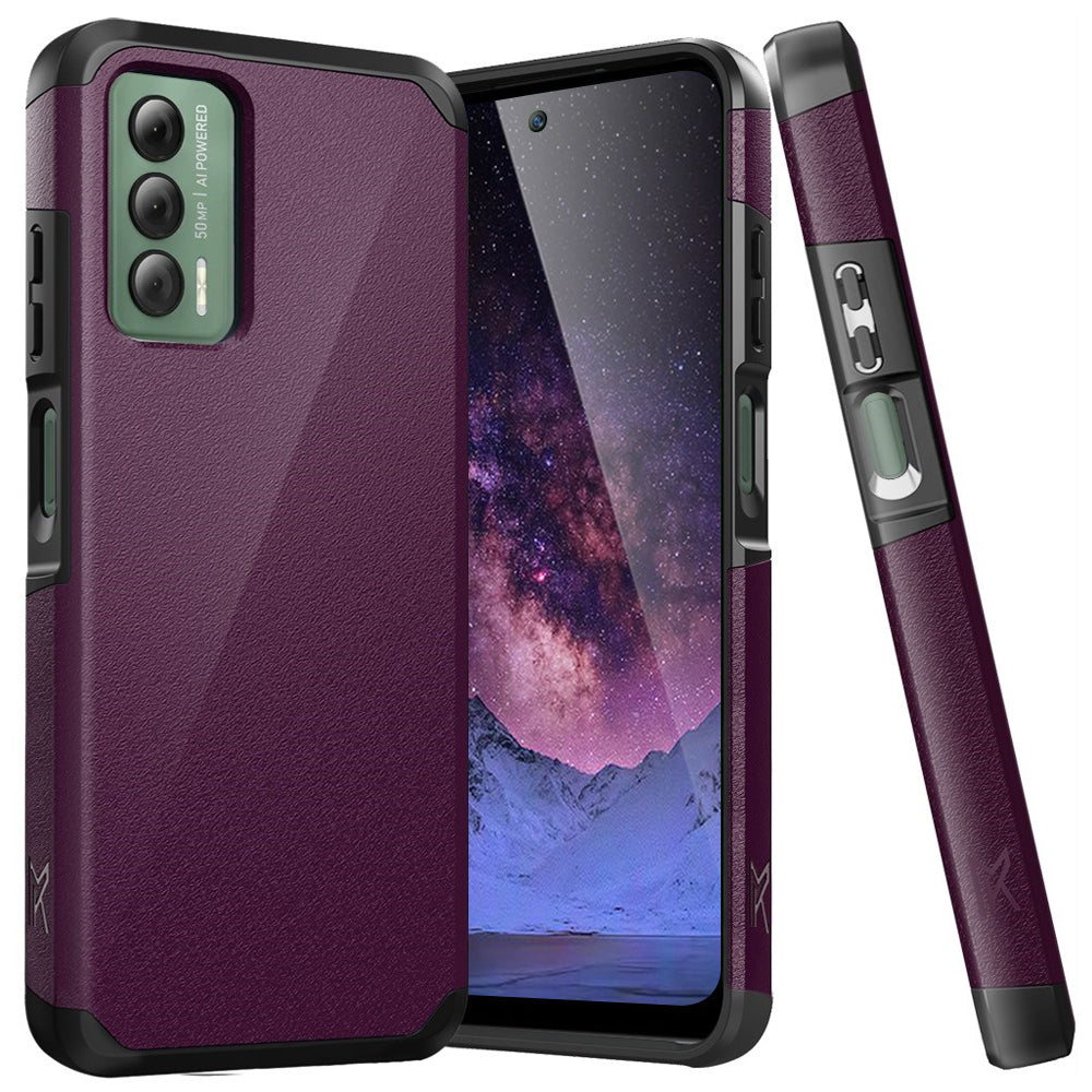 TJS "ArmorLux" Hybrid Phone Case for Cricket Outlast