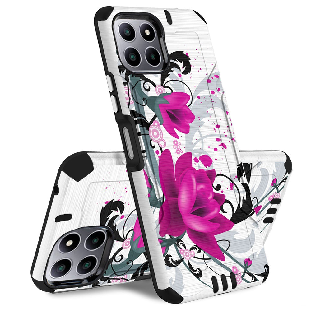 TJS "Herculus" Hybrid Phone Case for Boost Mobile Celero 5G Plus 2023