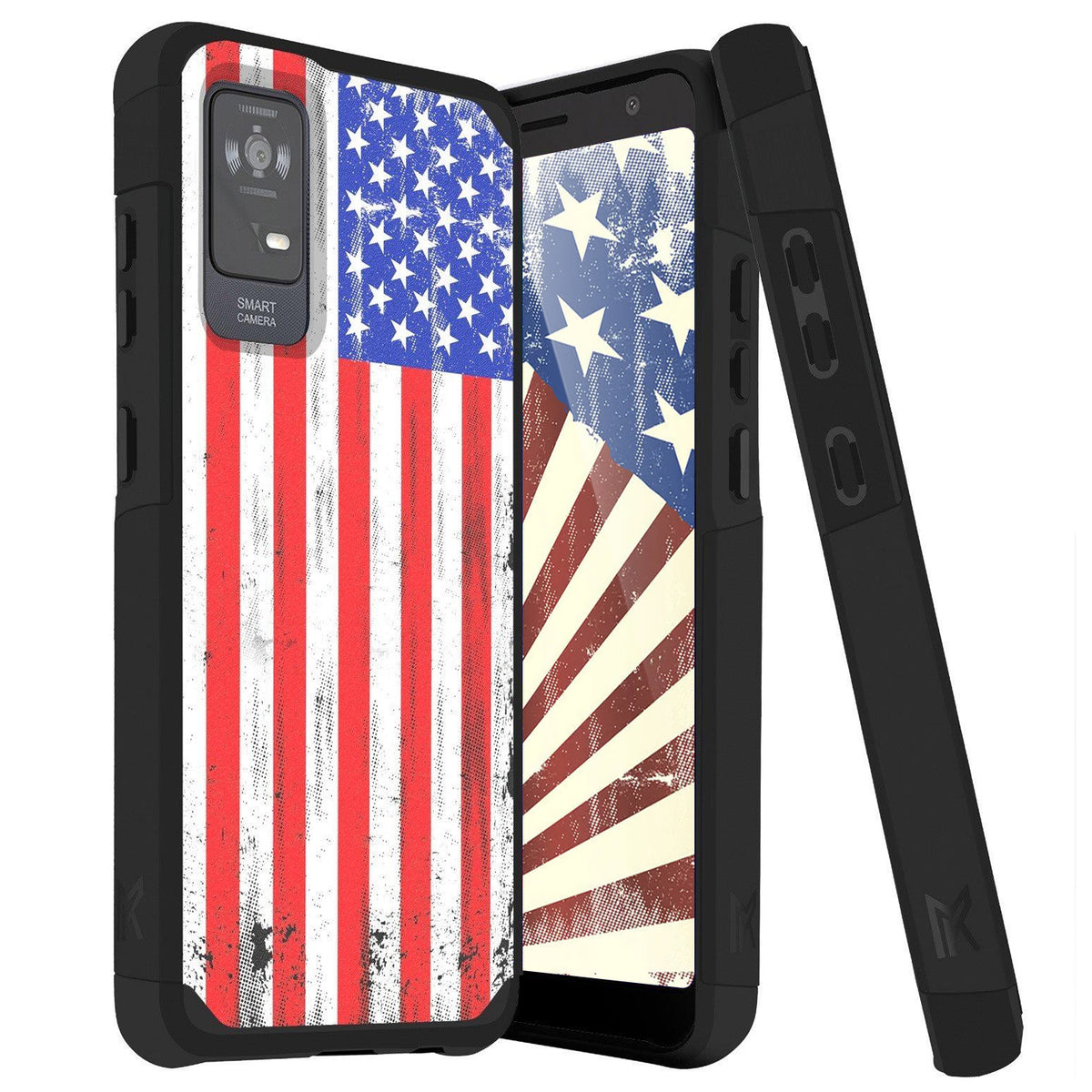 TJS "ArmorLux" Hybrid Phone Case for TCL ION X