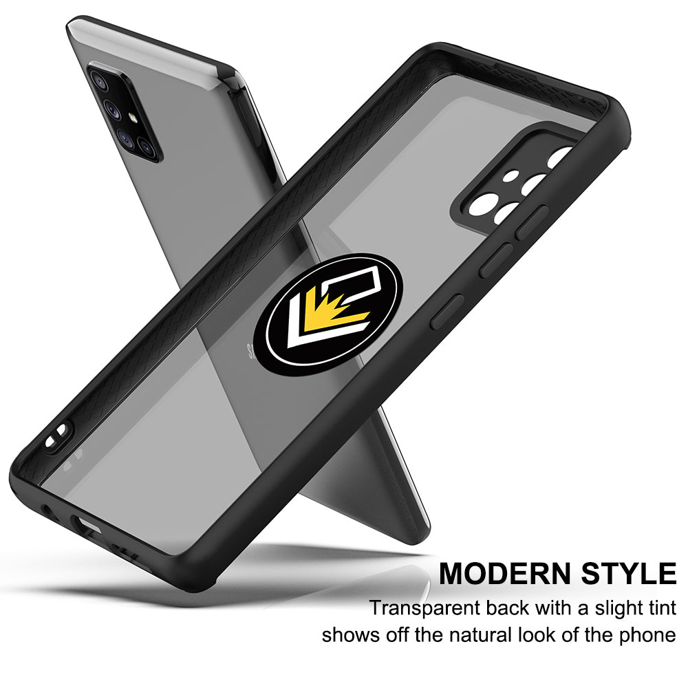 TJS "Define" Ring Kickstand Phone Case for Samsung A71 5G