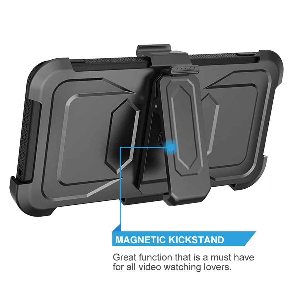 TJS "TankMate II" Holster Phone Case for Motorola Moto G Power 2023