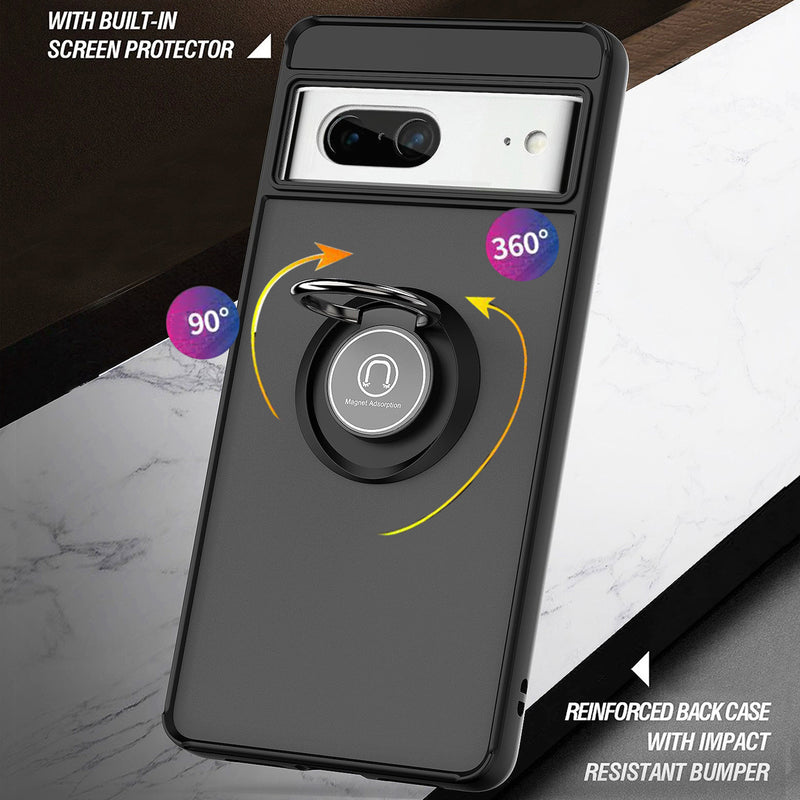 TJS "Define" Ring Kickstand Phone Case for Pixel7
