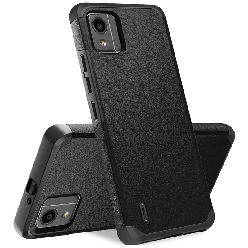 TJS "ArmorLux" Hybrid Phone Case for Nokia C110