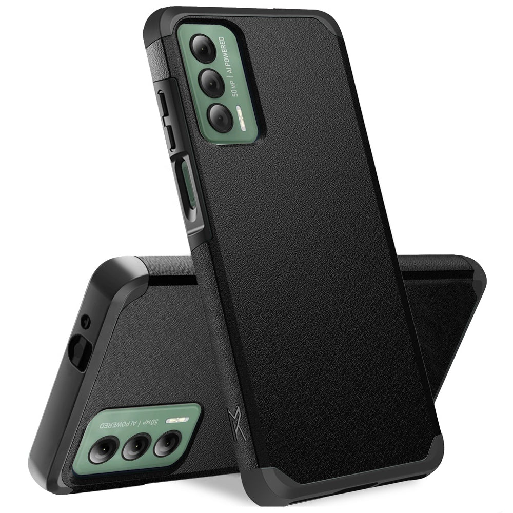 TJS "ArmorLux" Hybrid Phone Case for Cricket Outlast