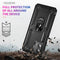 TJS "DuoGuard" Ring Kickstand Phone Case for Motorola G 5G 2023