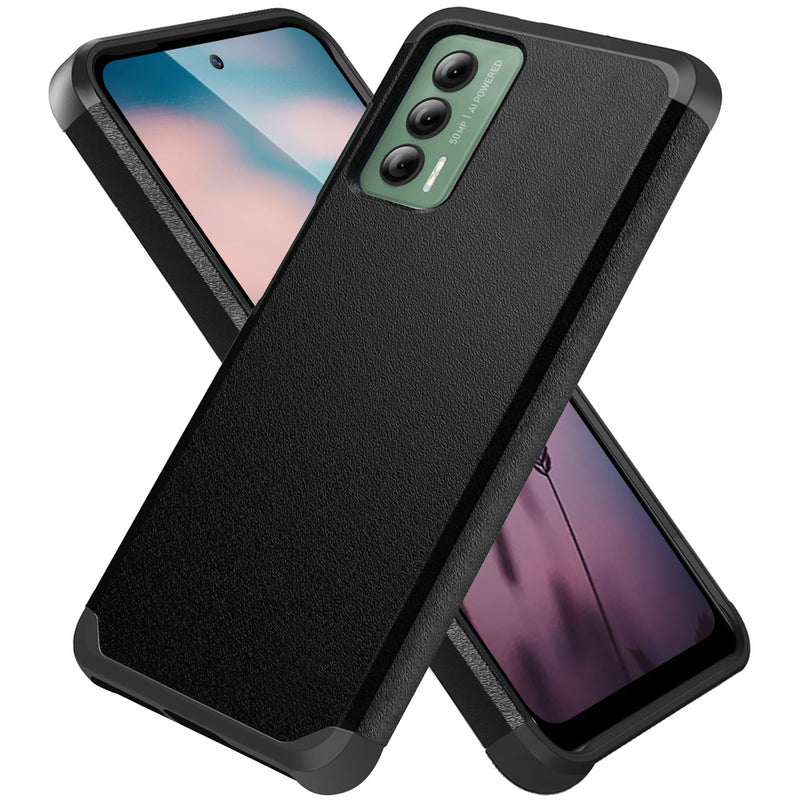TJS "ArmorLux" Hybrid Phone Case for Cricket Outlast